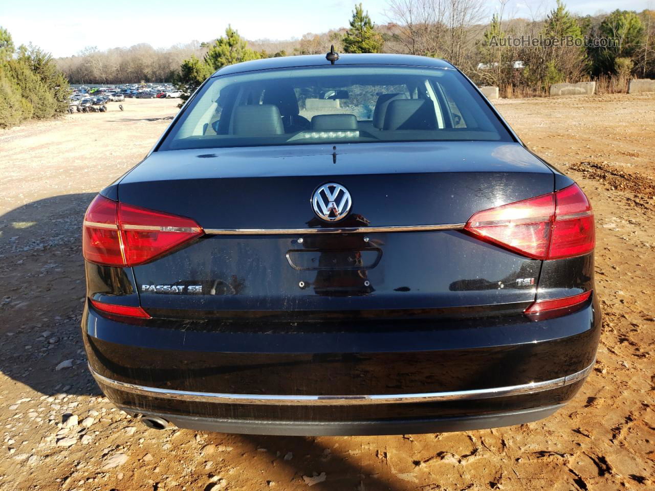 2016 Volkswagen Passat Se Черный vin: 1VWBS7A38GC015839