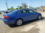 2016 Volkswagen Passat Se Blue vin: 1VWBS7A38GC034861