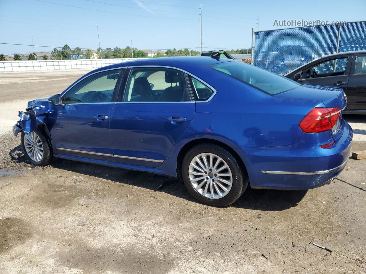 2016 Volkswagen Passat Se Blue vin: 1VWBS7A38GC034861