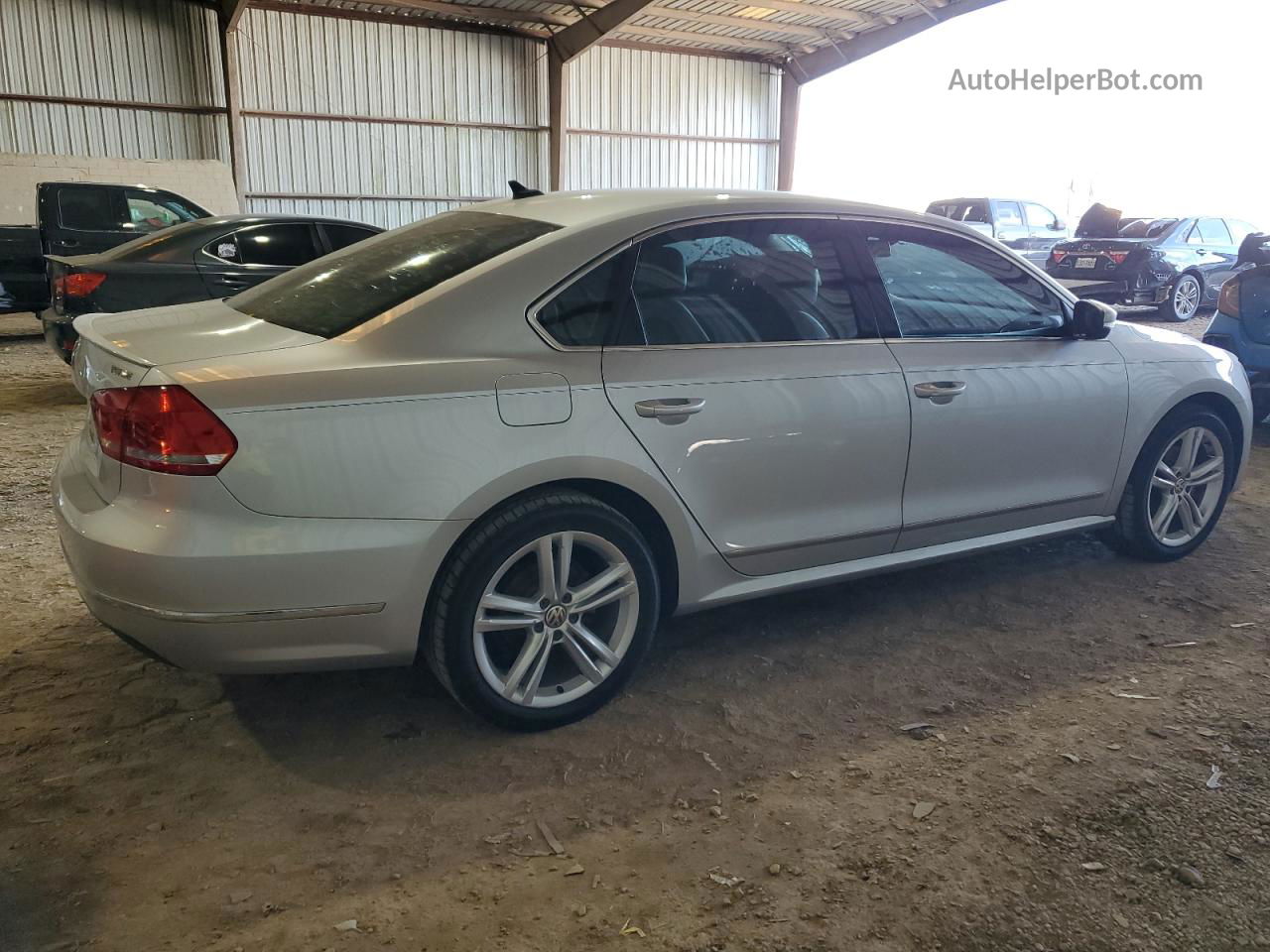 2015 Volkswagen Passat Se Silver vin: 1VWBS7A39FC102938