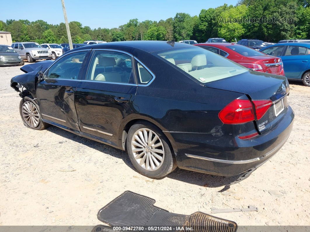 2016 Volkswagen Passat 1.8t Se Black vin: 1VWBS7A39GC048252