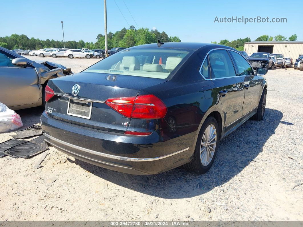 2016 Volkswagen Passat 1.8t Se Black vin: 1VWBS7A39GC048252