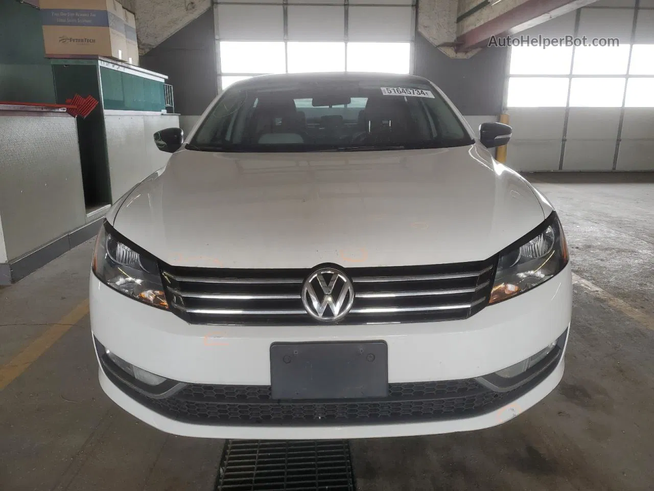 2015 Volkswagen Passat Se White vin: 1VWBS7A3XFC083624