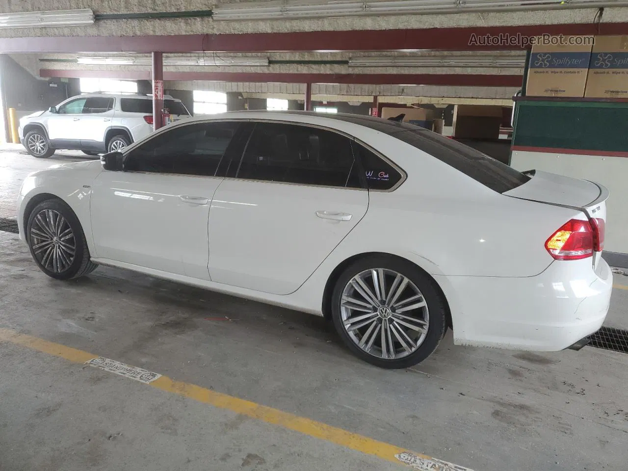 2015 Volkswagen Passat Se White vin: 1VWBS7A3XFC083624