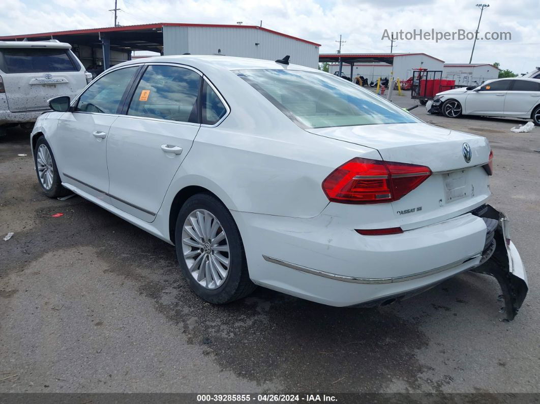 2016 Volkswagen Passat 1.8t Se White vin: 1VWBS7A3XGC053329