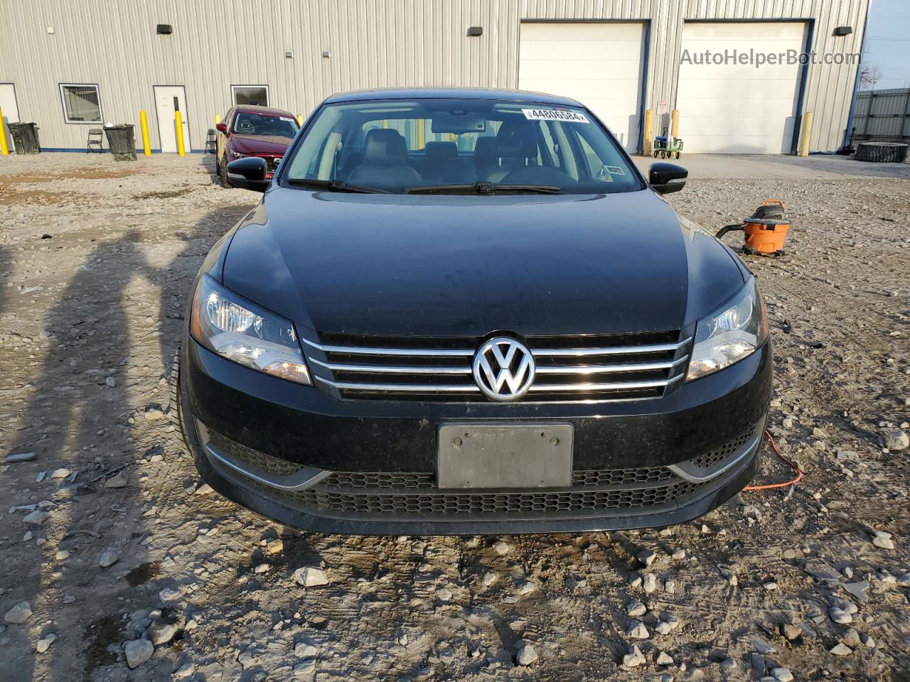 2014 Volkswagen Passat Se Black vin: 1VWBT7A30EC048117