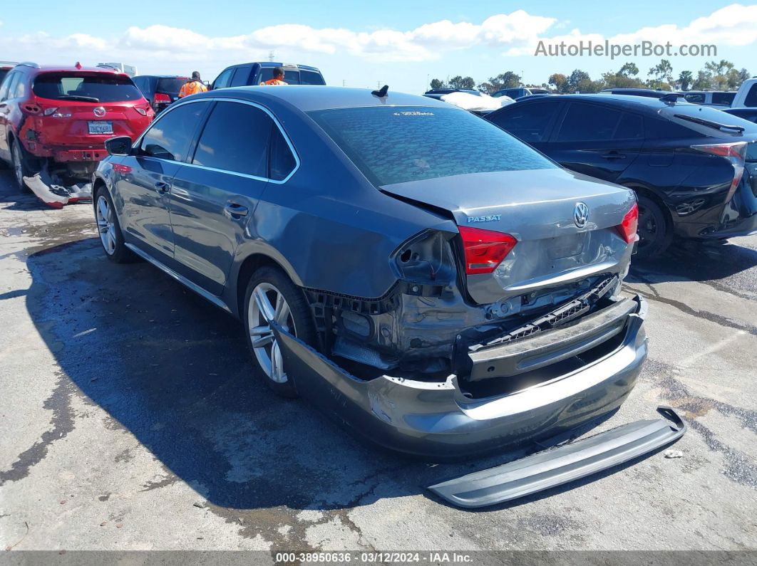 2014 Volkswagen Passat 1.8t Se Серый vin: 1VWBT7A30EC050465