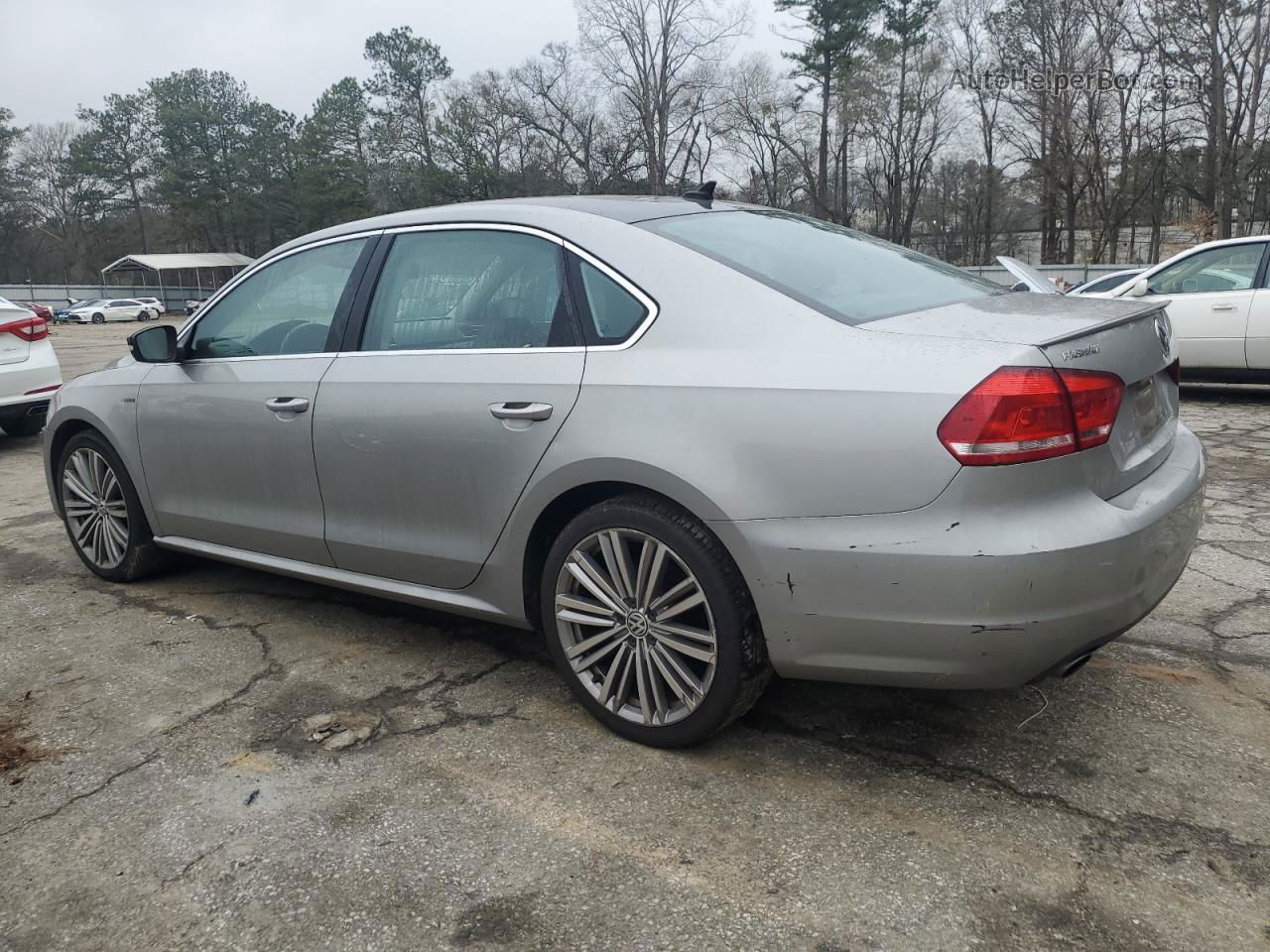 2014 Volkswagen Passat Se Silver vin: 1VWBT7A30EC106792