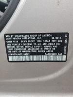 2014 Volkswagen Passat Se Серебряный vin: 1VWBT7A30EC106792