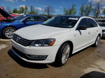 2014 Volkswagen Passat Se White vin: 1VWBT7A30EC117064