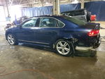 2015 Volkswagen Passat Se Синий vin: 1VWBT7A30FC066053