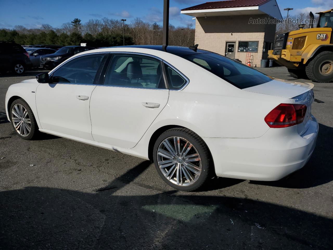 2015 Volkswagen Passat Se White vin: 1VWBT7A30FC100301