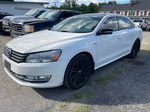 2015 Volkswagen Passat Se White vin: 1VWBT7A30FC106261