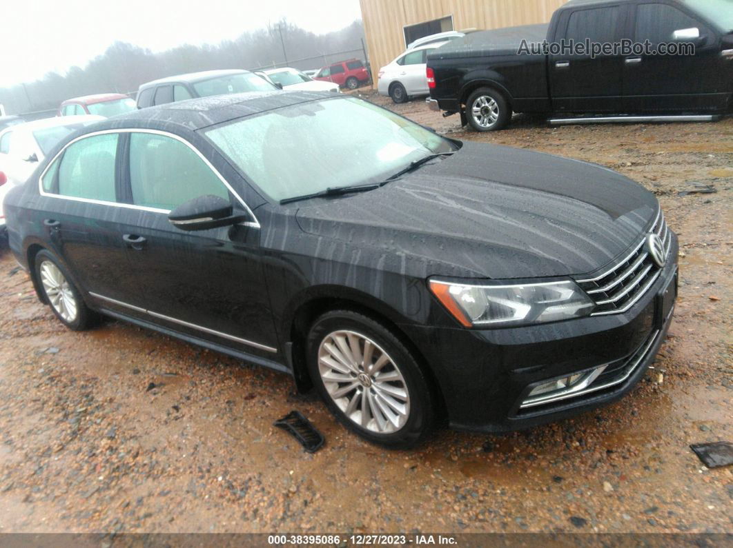 2016 Volkswagen Passat 1.8t Se Черный vin: 1VWBT7A30GC060769