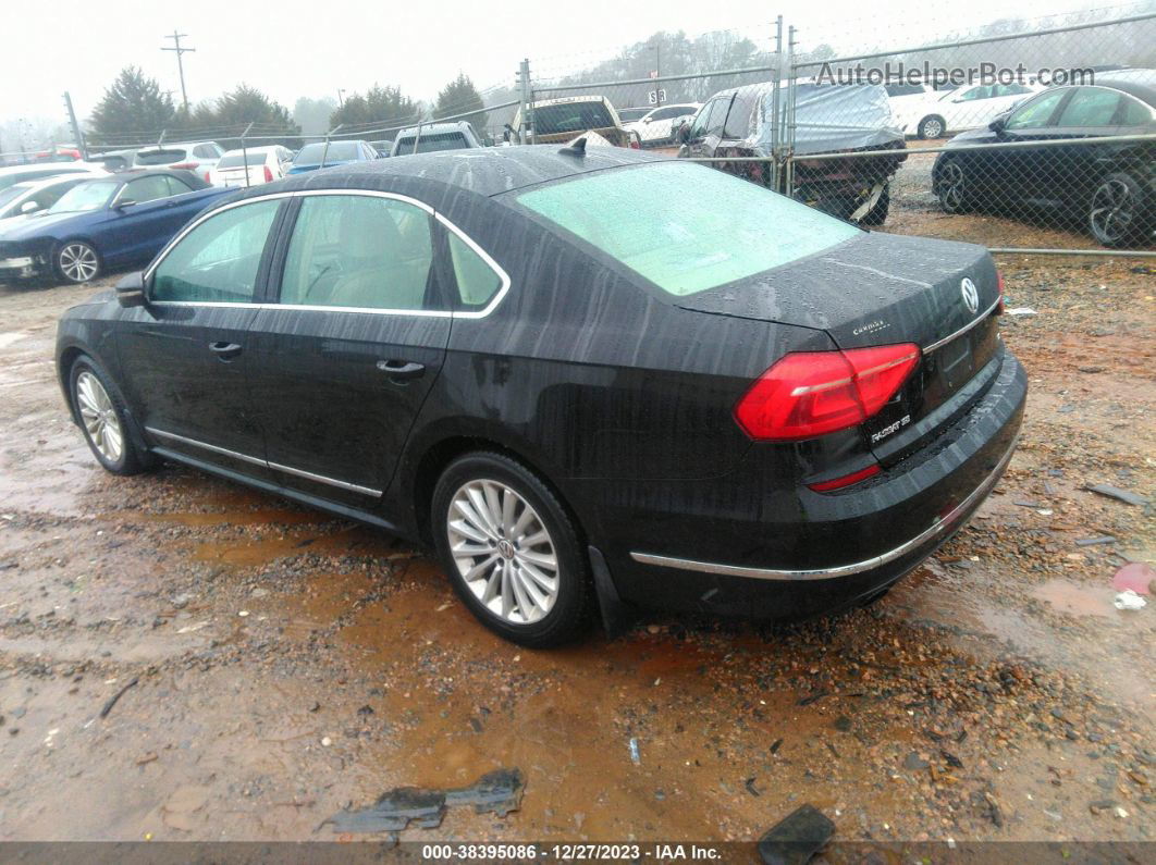 2016 Volkswagen Passat 1.8t Se Черный vin: 1VWBT7A30GC060769