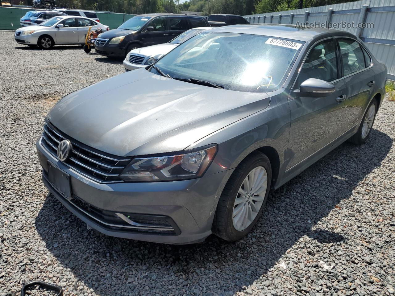 2016 Volkswagen Passat Se Серебряный vin: 1VWBT7A30GC062781