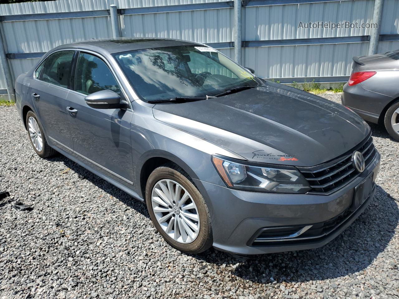 2016 Volkswagen Passat Se Silver vin: 1VWBT7A30GC062781