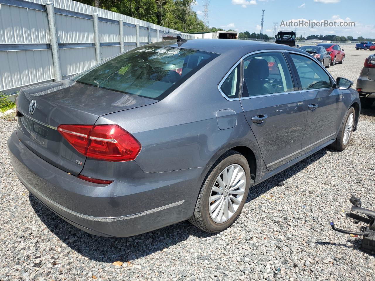 2016 Volkswagen Passat Se Серебряный vin: 1VWBT7A30GC062781