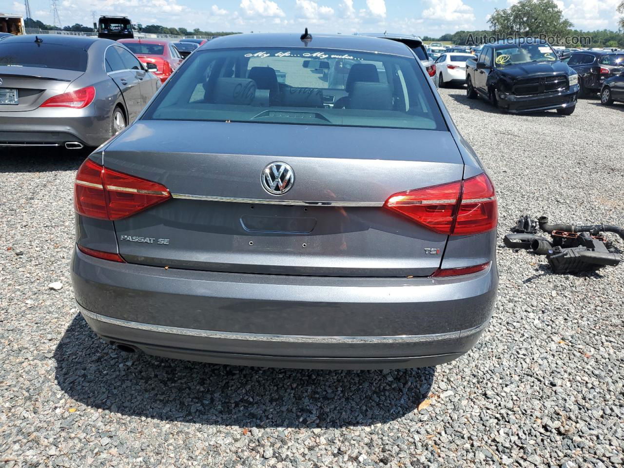 2016 Volkswagen Passat Se Серебряный vin: 1VWBT7A30GC062781