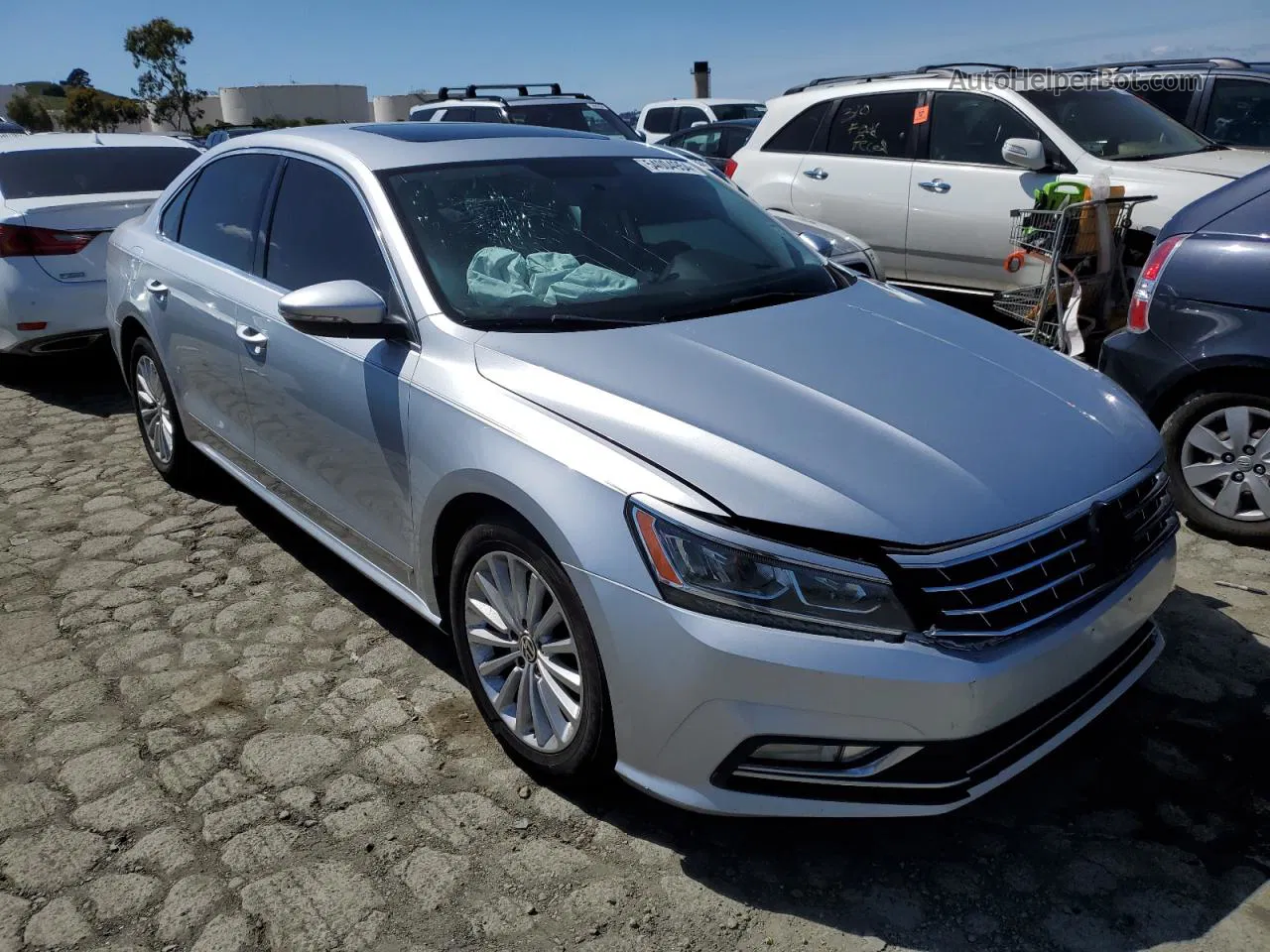 2017 Volkswagen Passat Se Gray vin: 1VWBT7A30HC015199