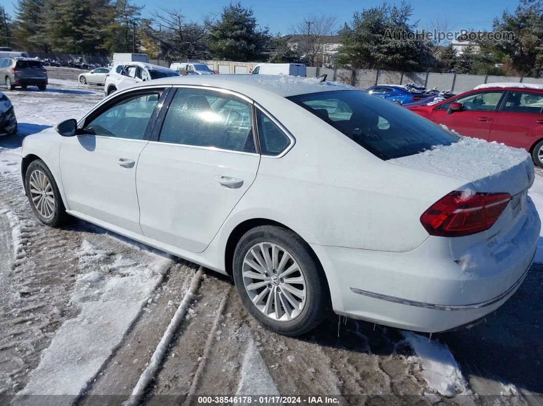 2017 Volkswagen Passat 1.8t Se White vin: 1VWBT7A30HC023805