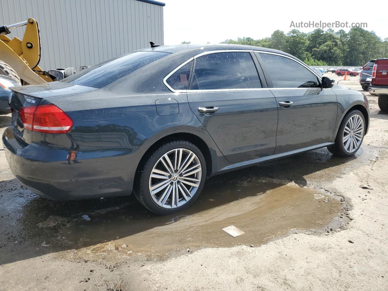 2014 Volkswagen Passat Se Серый vin: 1VWBT7A31EC100709