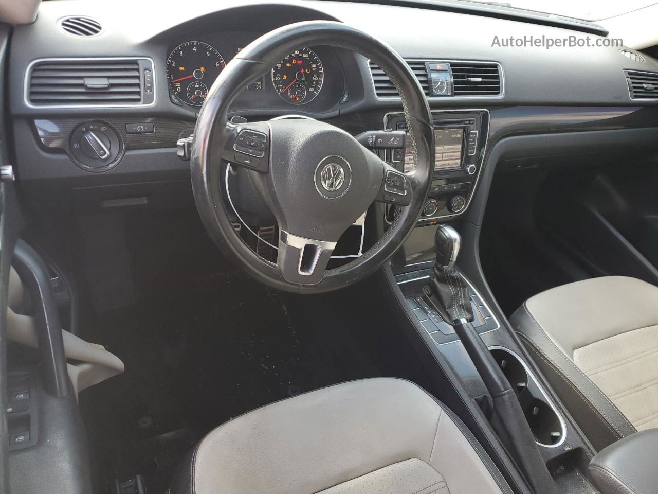 2014 Volkswagen Passat Se Серый vin: 1VWBT7A31EC100709