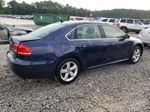 2014 Volkswagen Passat Se Blue vin: 1VWBT7A31EC107238