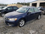 2014 Volkswagen Passat Se Blue vin: 1VWBT7A31EC107238