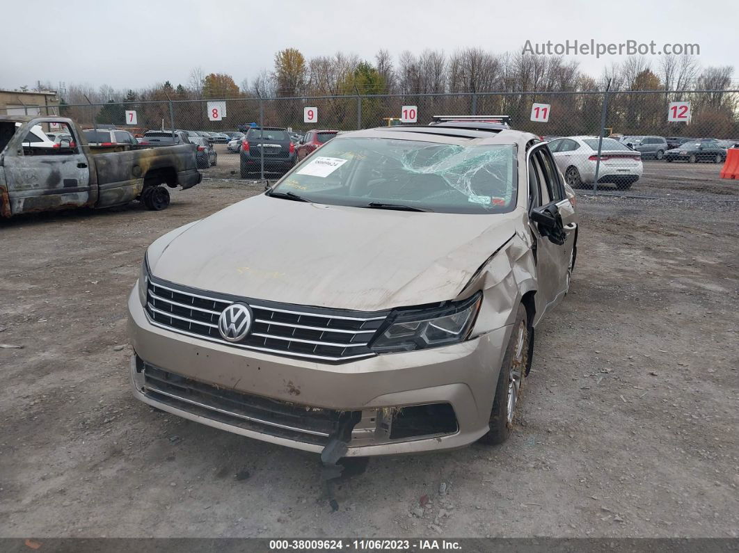 2016 Volkswagen Passat 1.8t Se Бежевый vin: 1VWBT7A31GC016151