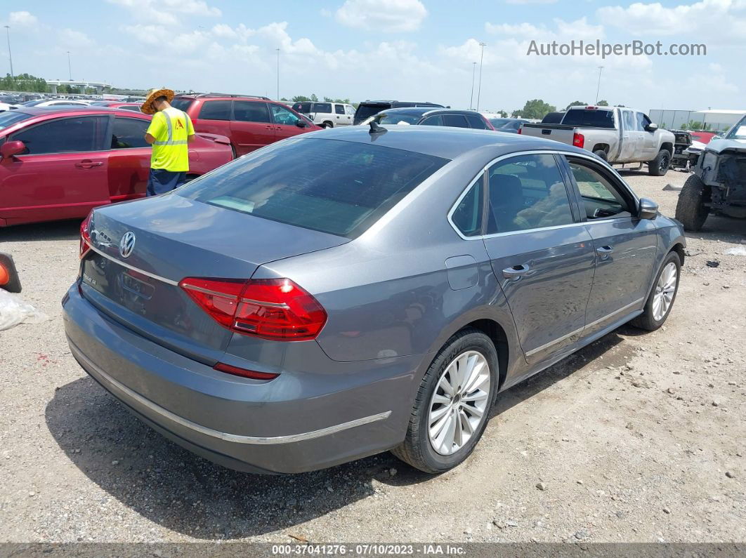 2016 Volkswagen Passat 1.8t Se Gray vin: 1VWBT7A31GC029191