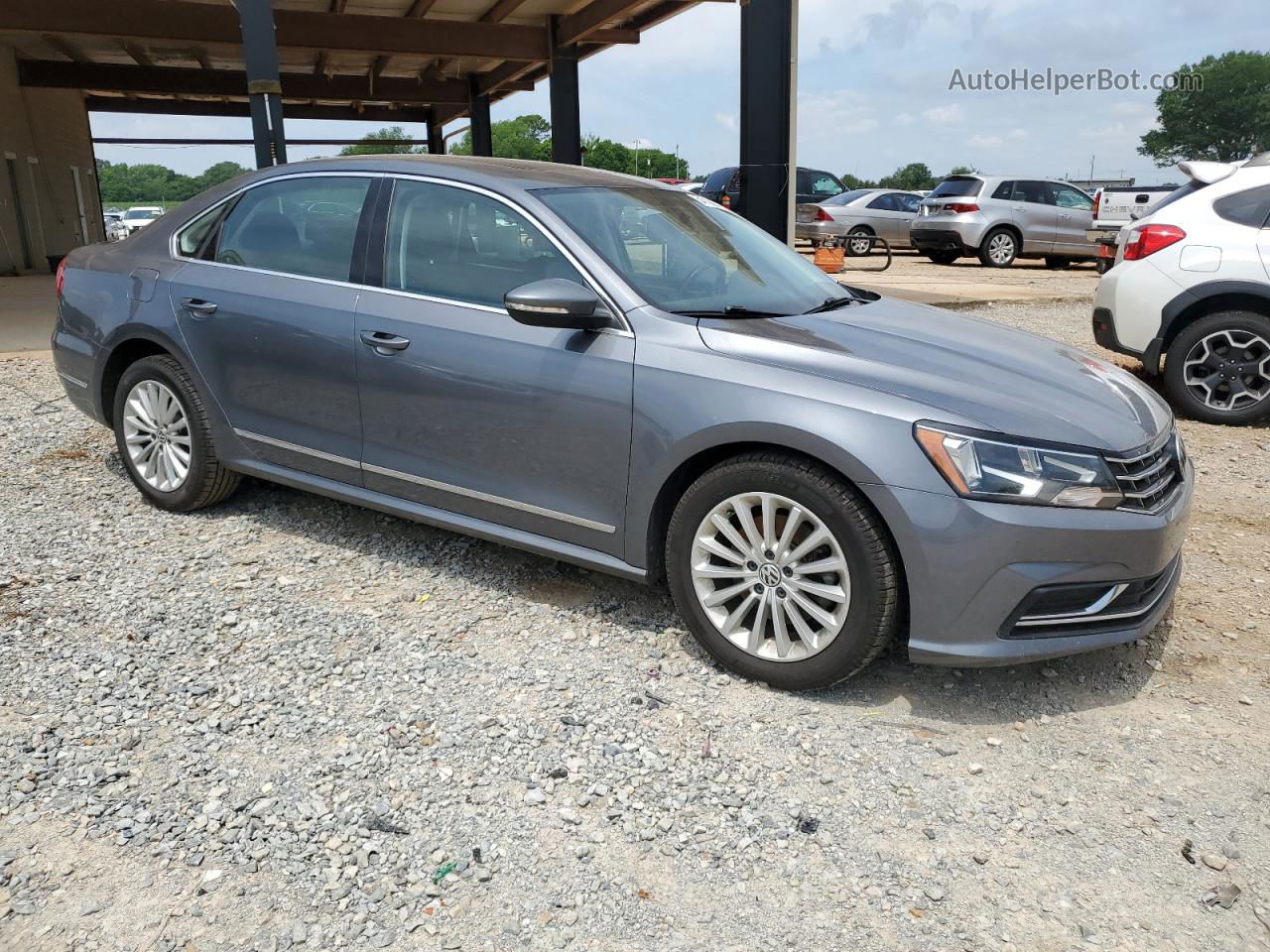 2016 Volkswagen Passat Se Gray vin: 1VWBT7A31GC029675