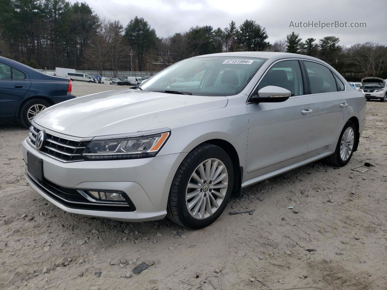 2016 Volkswagen Passat Se Silver vin: 1VWBT7A31GC050977