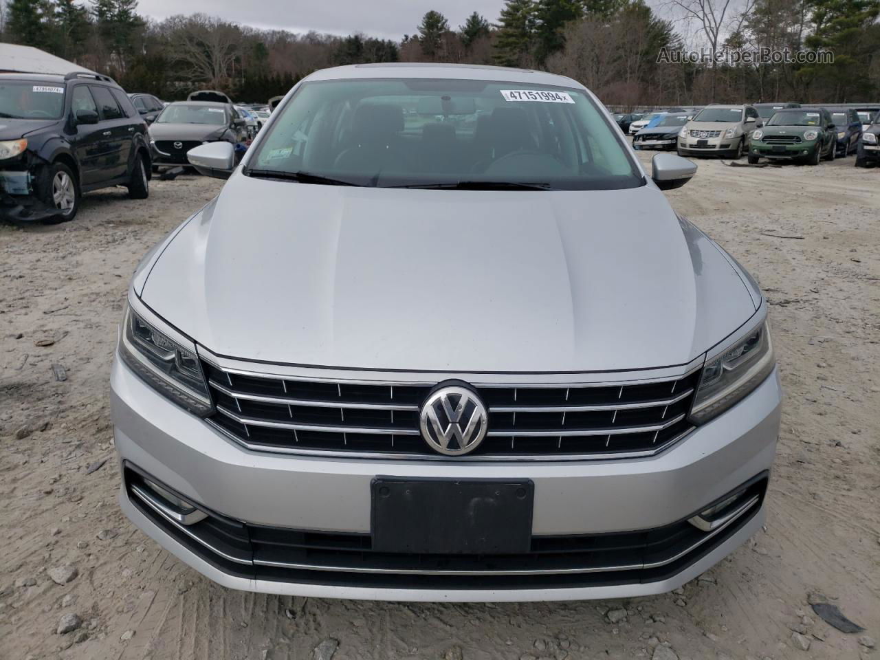 2016 Volkswagen Passat Se Серебряный vin: 1VWBT7A31GC050977