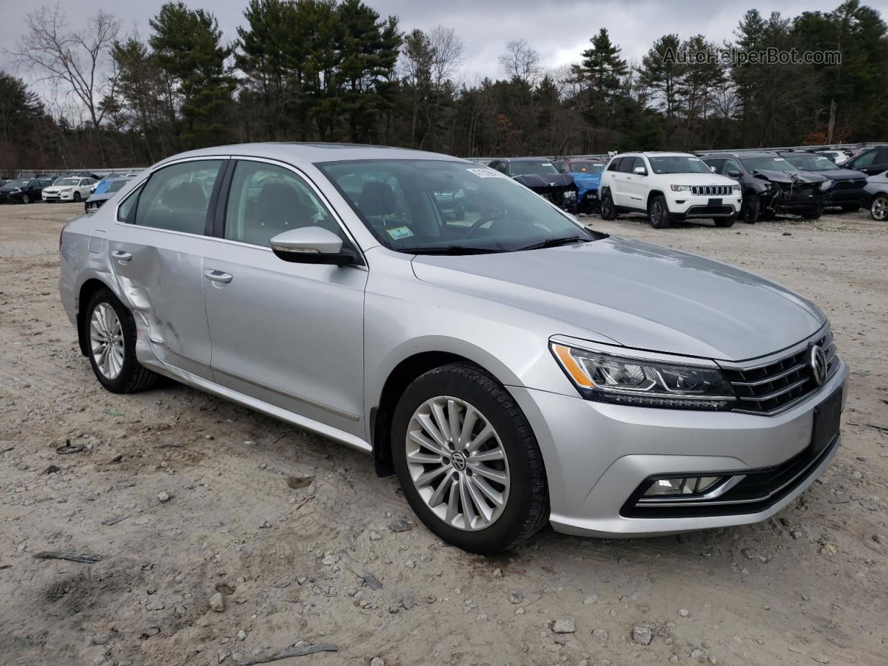 2016 Volkswagen Passat Se Silver vin: 1VWBT7A31GC050977