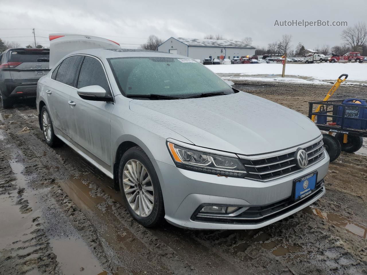 2016 Volkswagen Passat Se Серебряный vin: 1VWBT7A31GC058903