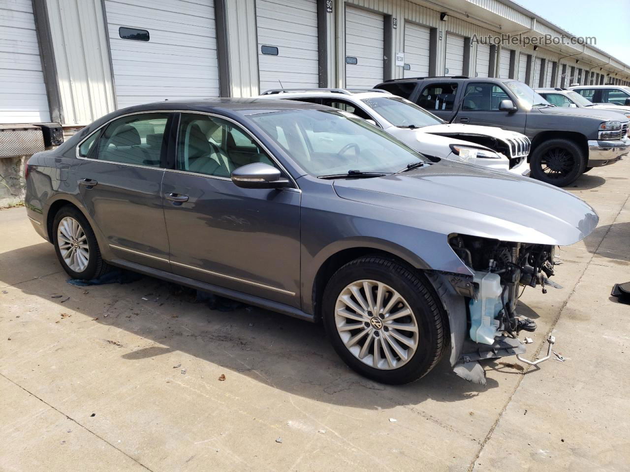 2017 Volkswagen Passat Se Gray vin: 1VWBT7A31HC002638