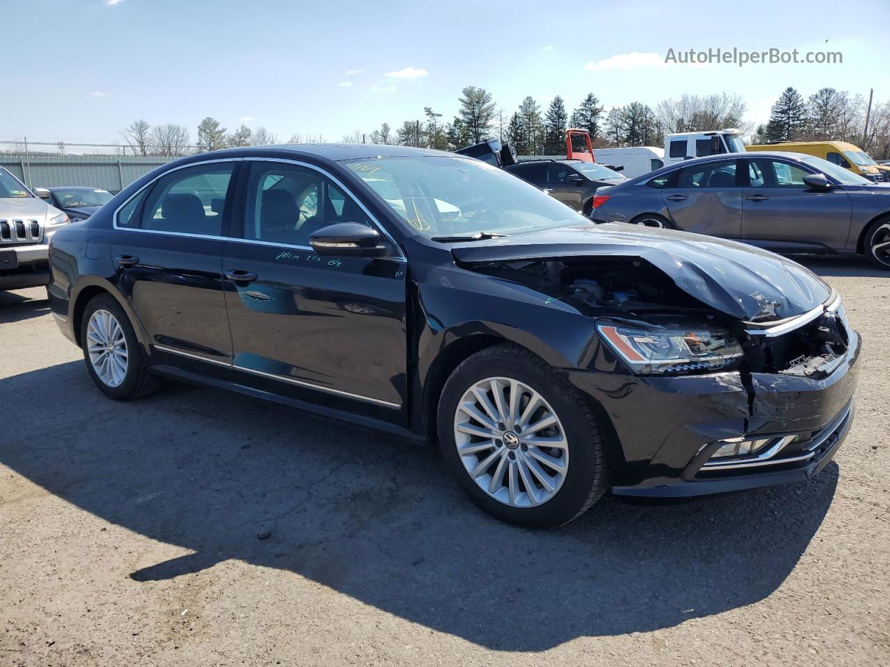 2017 Volkswagen Passat Se Black vin: 1VWBT7A31HC022288