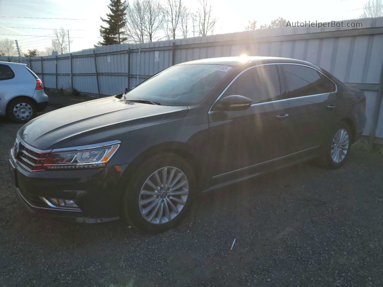 2017 Volkswagen Passat Se Серый vin: 1VWBT7A31HC045456