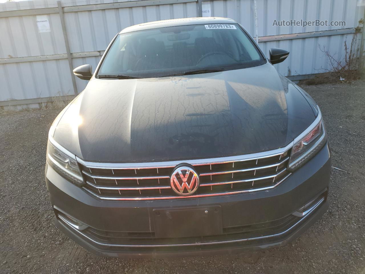 2017 Volkswagen Passat Se Gray vin: 1VWBT7A31HC045456