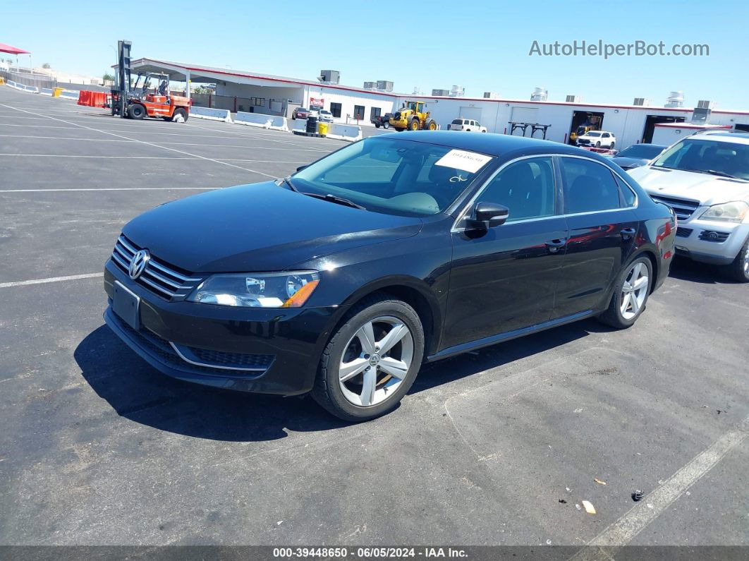 2014 Volkswagen Passat 1.8t Se Черный vin: 1VWBT7A32EC107586