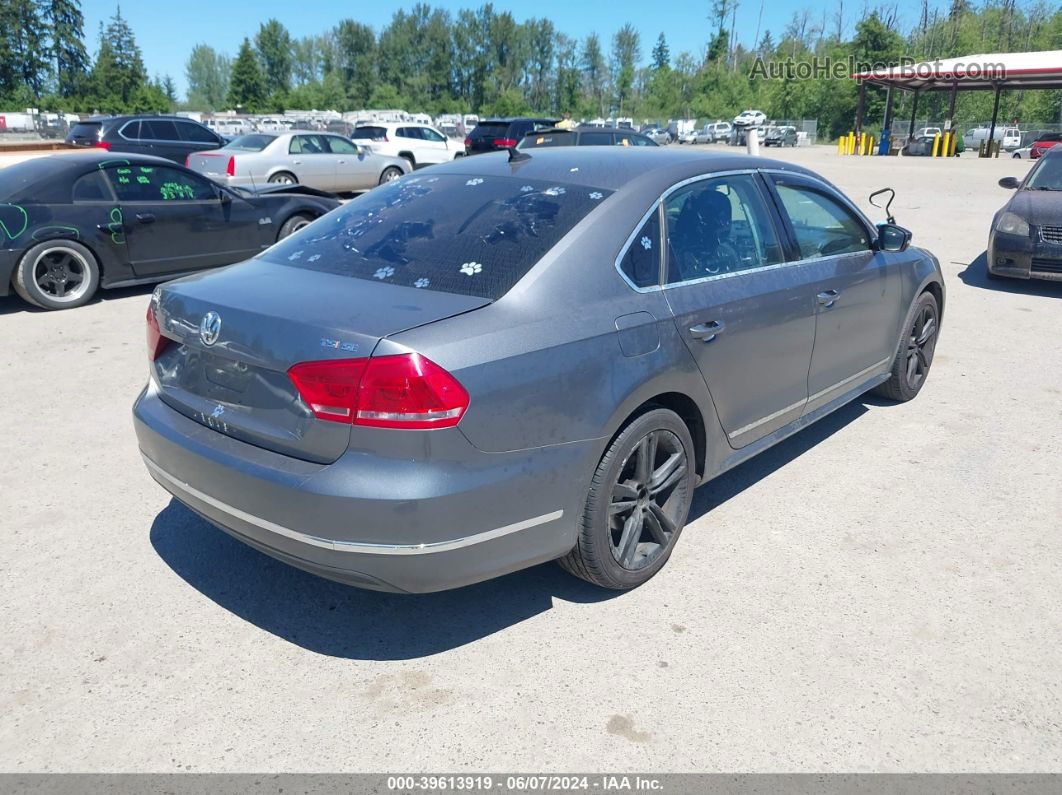 2015 Volkswagen Passat 1.8t Se Gray vin: 1VWBT7A32FC068564