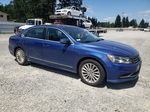 2016 Volkswagen Passat Se Синий vin: 1VWBT7A32GC010780