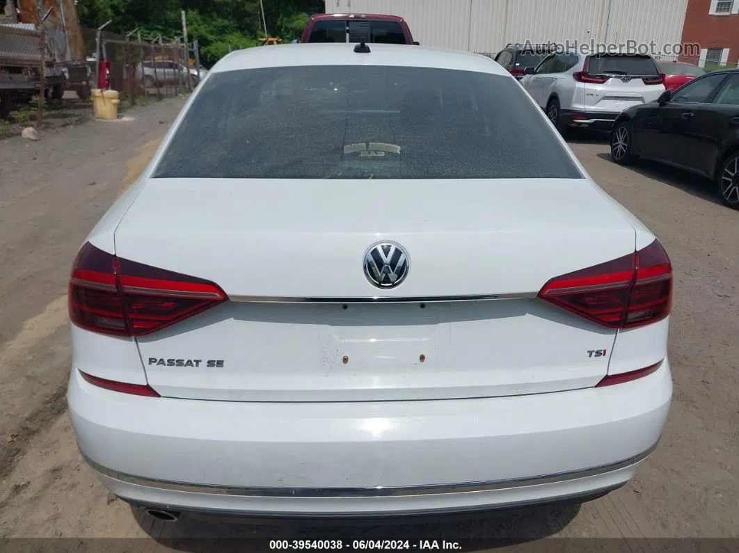 2017 Volkswagen Passat 1.8t Se White vin: 1VWBT7A32HC000591