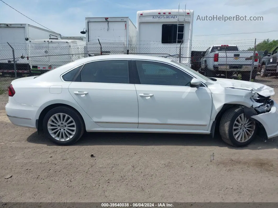 2017 Volkswagen Passat 1.8t Se White vin: 1VWBT7A32HC000591