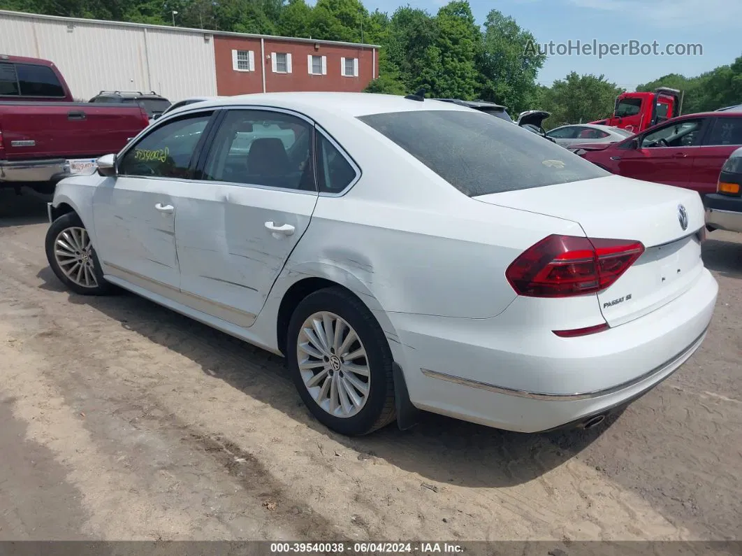 2017 Volkswagen Passat 1.8t Se White vin: 1VWBT7A32HC000591