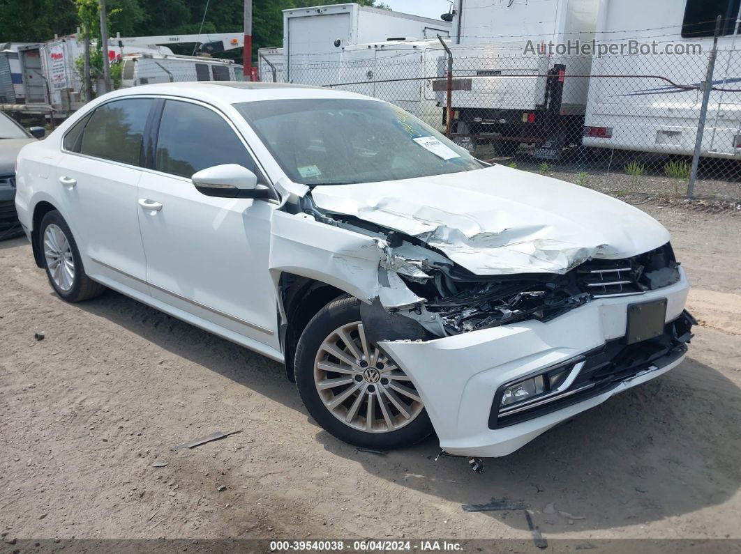 2017 Volkswagen Passat 1.8t Se White vin: 1VWBT7A32HC000591