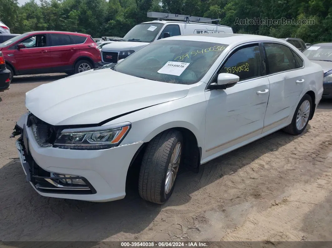 2017 Volkswagen Passat 1.8t Se White vin: 1VWBT7A32HC000591