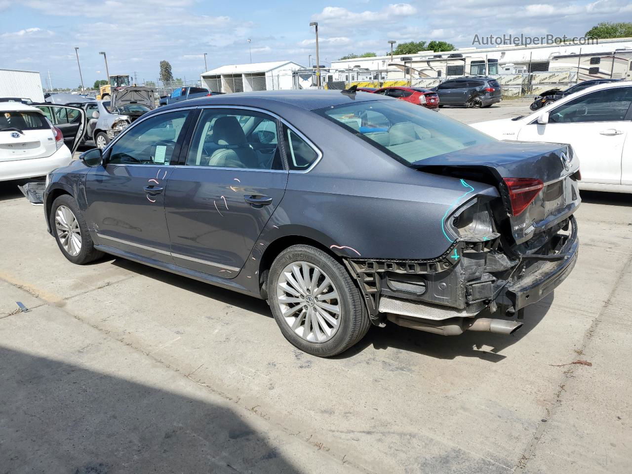 2017 Volkswagen Passat Se Gray vin: 1VWBT7A32HC001675