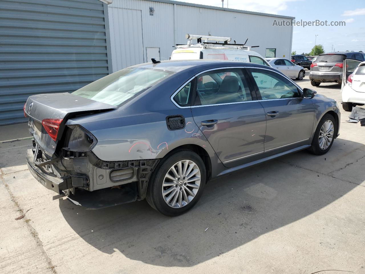 2017 Volkswagen Passat Se Gray vin: 1VWBT7A32HC001675